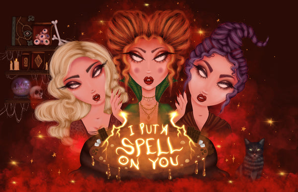 “I put a spell on you”  Limited Edition Poster - 11"x17"