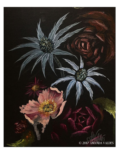 Floral 2 8.5"x11" Print